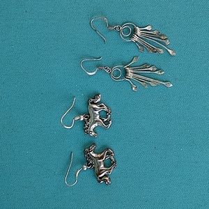 Earrings pierced 2 pair